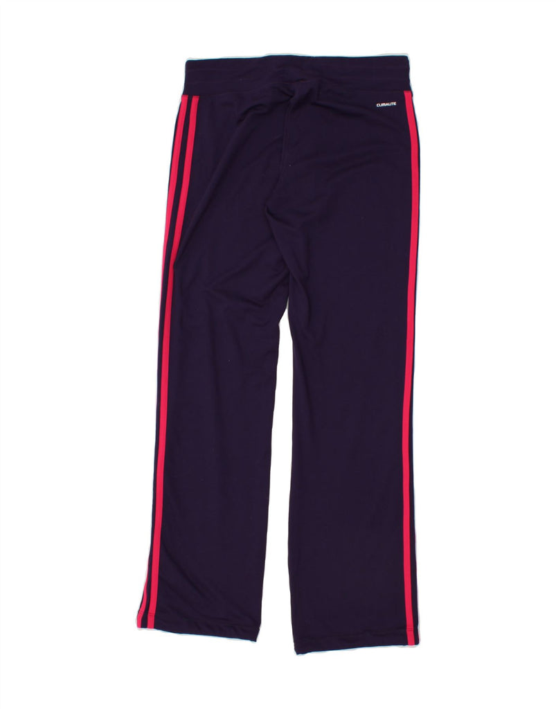 ADIDAS Womens Climalite Tracksuit Trousers UK 4/6 XS Purple | Vintage Adidas | Thrift | Second-Hand Adidas | Used Clothing | Messina Hembry 