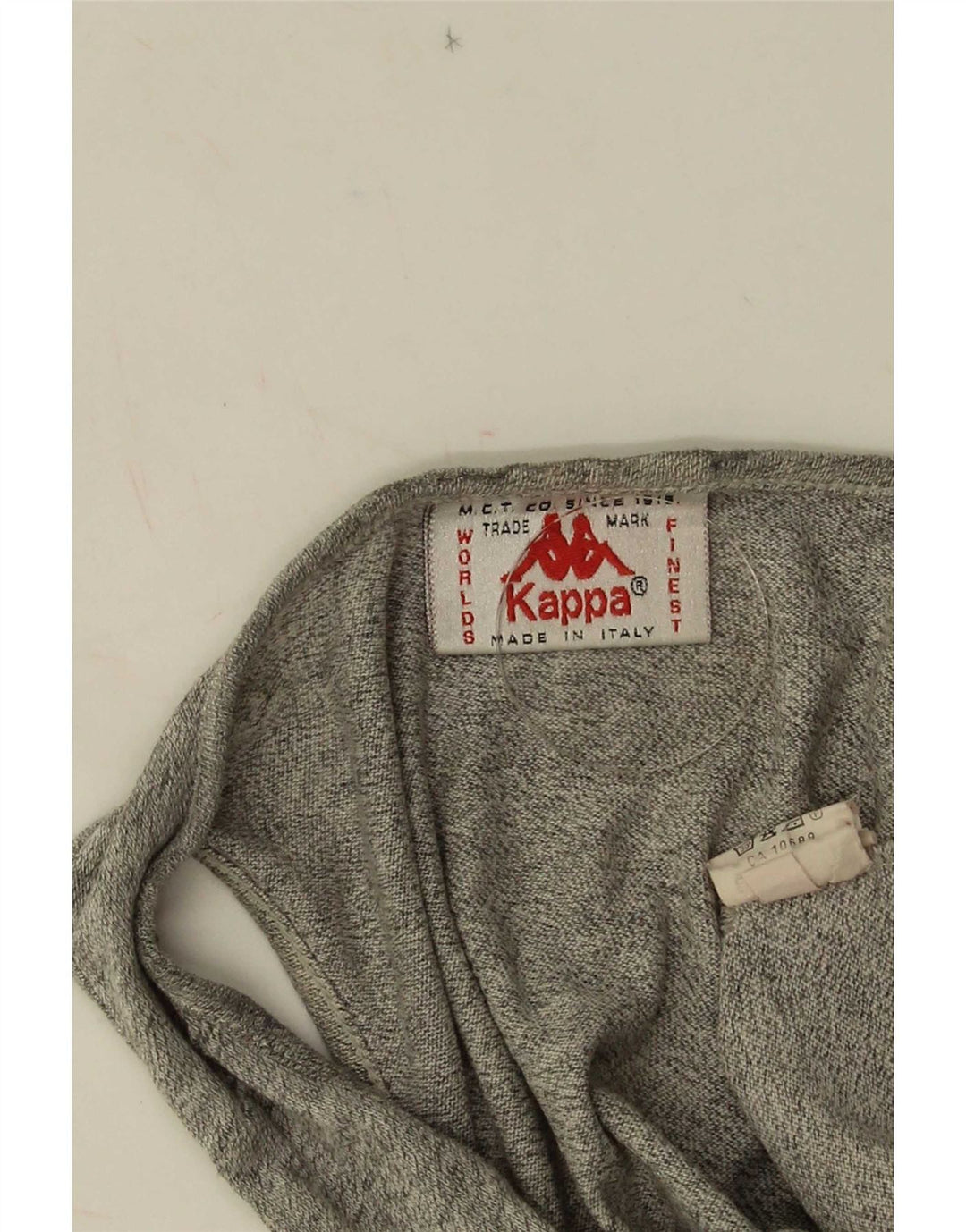 Kappa Womens Vest Top UK 16 Large Grey Cotton