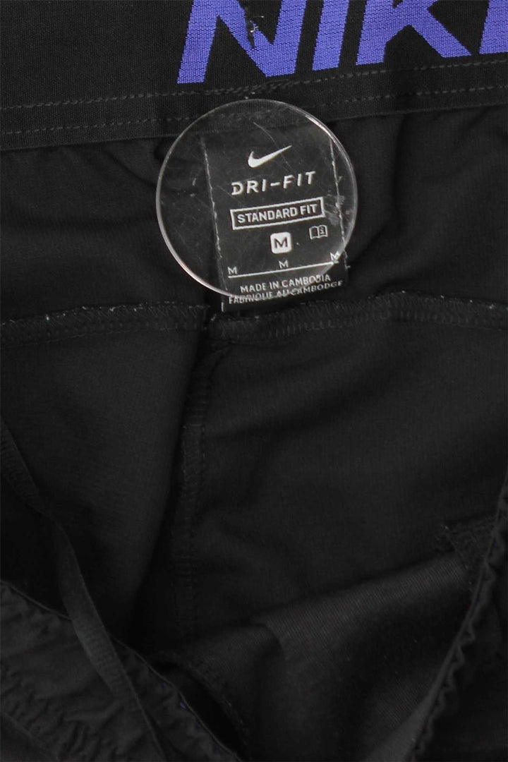 NIKE Mens Dri Fit Standard Fit Tracksuit Trousers Joggers Medium  Black