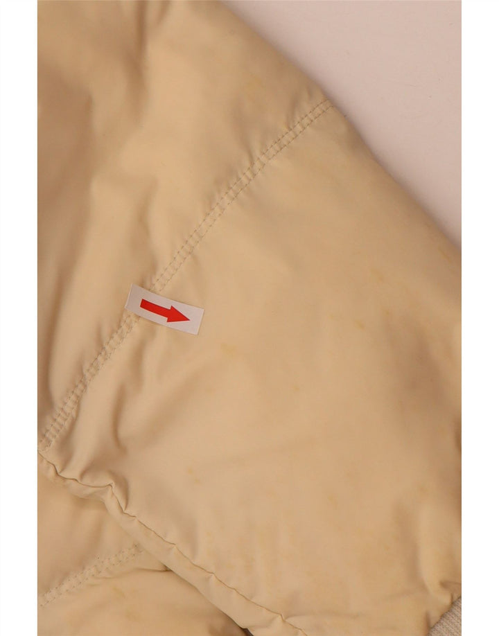 Diesel Mens Padded Jacket UK 38 Medium Beige Polyamide