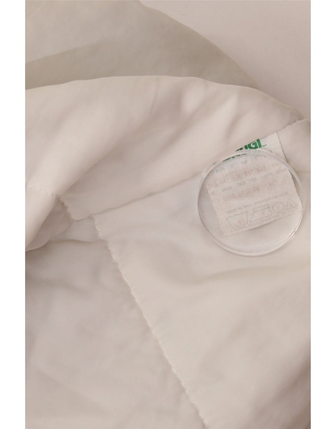 BRUGI Mens Loose Fit Windbreaker Jacket UK 32 2XS Off White Flecked