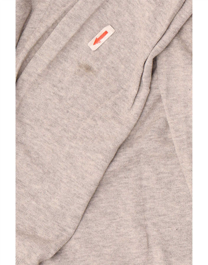 Tommy Hilfiger Mens V-Neck Jumper Sweater 2XL Grey Cotton