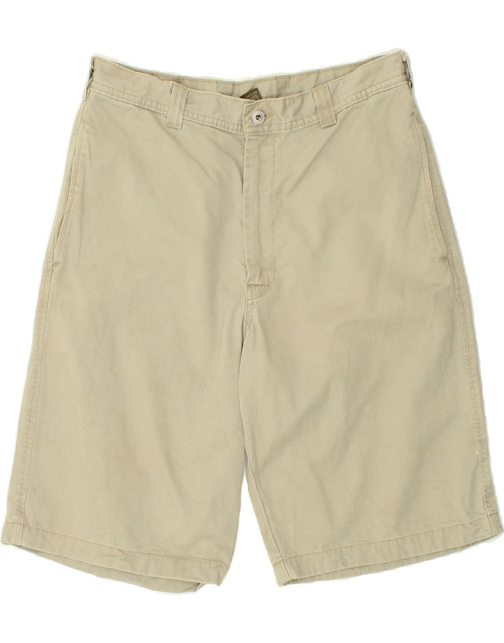CALVIN KLEIN Mens Chino Shorts W32 Medium Beige Cotton