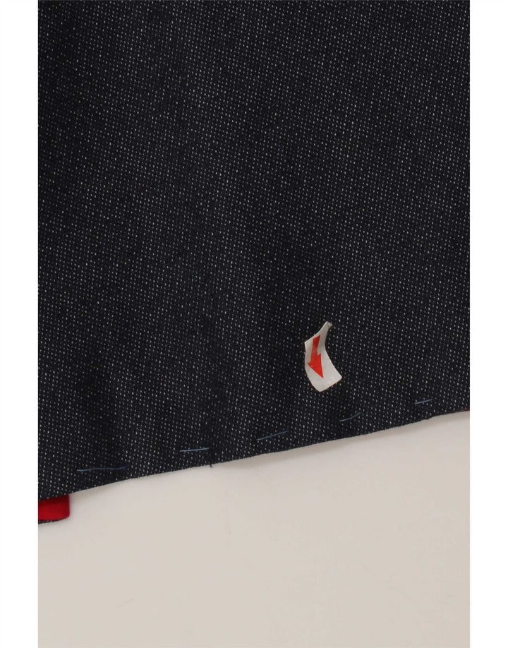 Vintage Womens Denim OPEN Waistcoat UK 10 Small Multicoloured Patchwork