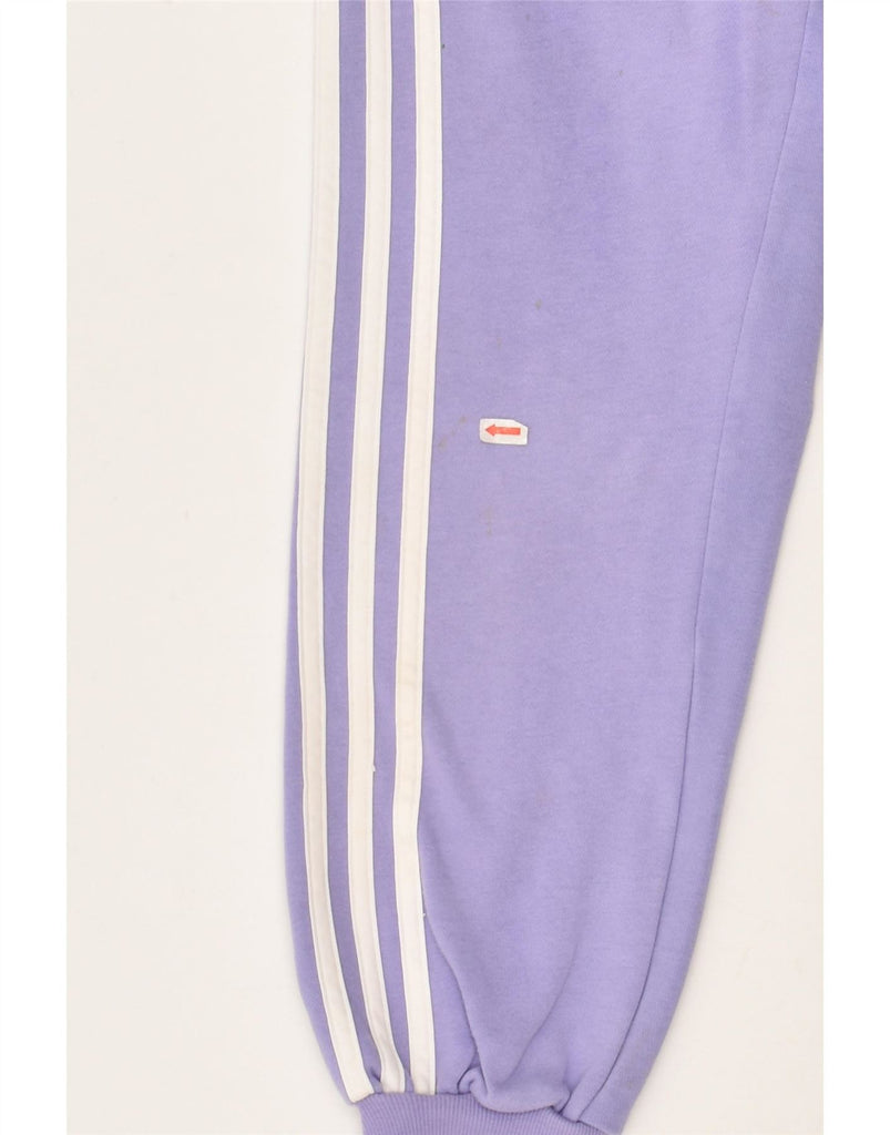 ADIDAS Girls Tracksuit Trousers Joggers 7-8 Years Purple Cotton | Vintage Adidas | Thrift | Second-Hand Adidas | Used Clothing | Messina Hembry 