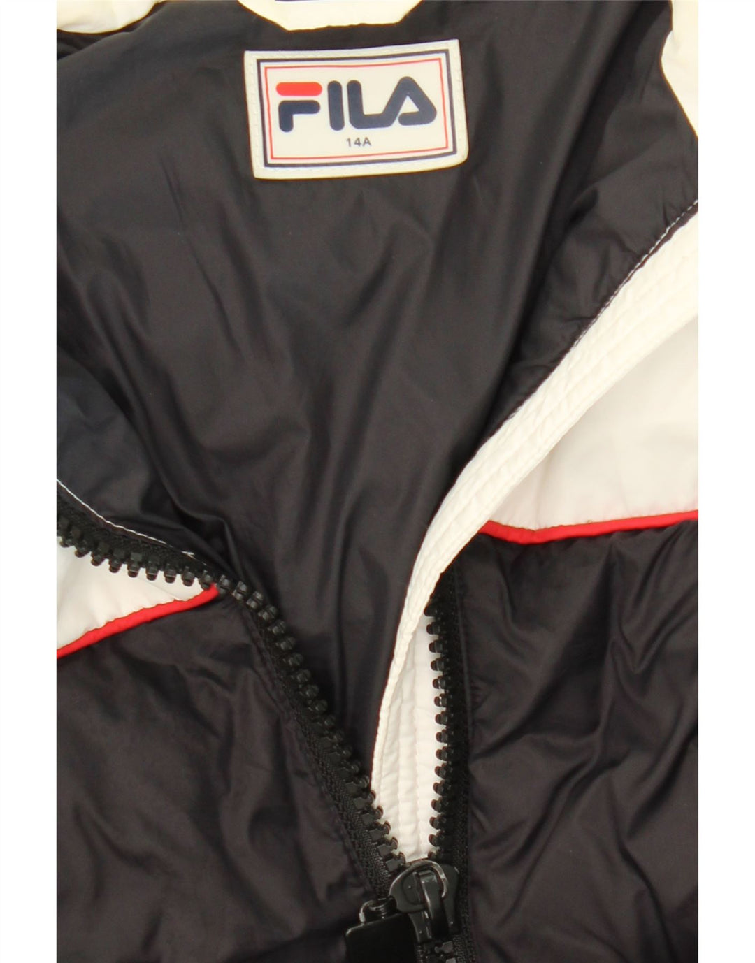 Fila Boys Hooded Padded Jacket 13-14 Years Multicoloured Colourblock Nylon