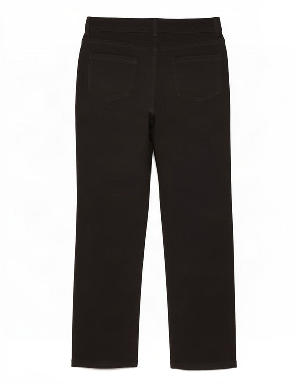 Marks & Spencer Womens Straight Jeans UK 12 Medium W30 L30 Black Cotton