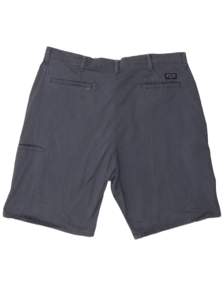Wrangler Mens Cargo Shorts W40 XL Navy Blue Cotton