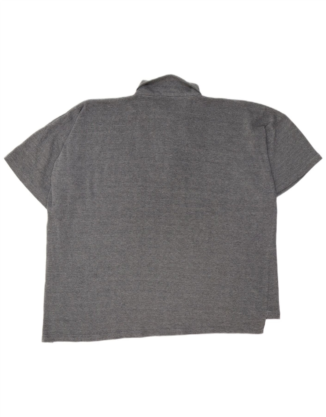 Paul Smith Mens Zip Neck Polo Shirt 2XL Grey Polyester