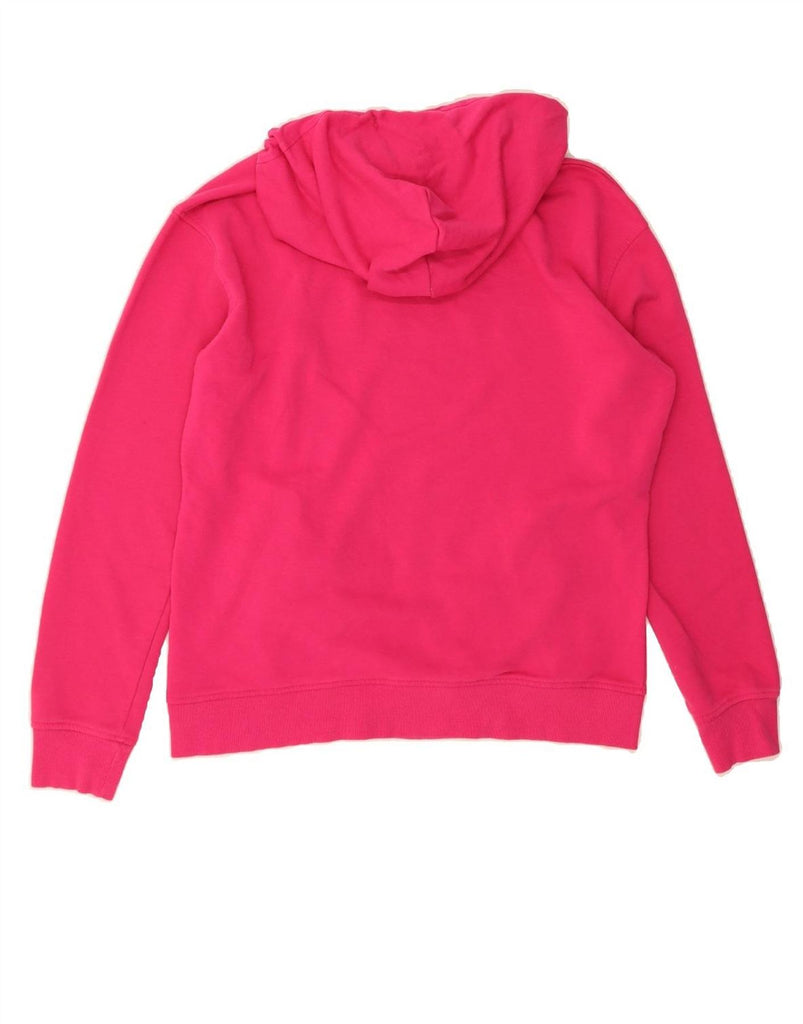 O'NEILL Womens Graphic Hoodie Jumper UK 16 Large Pink Cotton Vintage O'Neill and Second-Hand O'Neill from Messina Hembry 