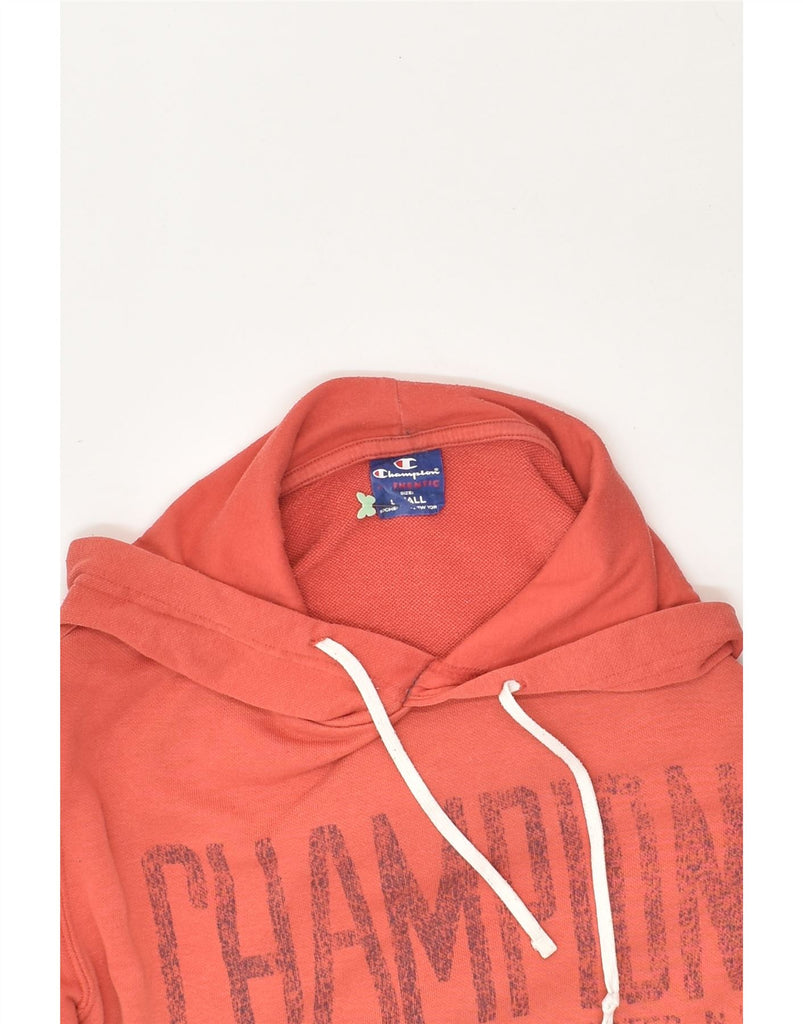 CHAMPION Mens Graphic Hoodie Jumper Small Red | Vintage Champion | Thrift | Second-Hand Champion | Used Clothing | Messina Hembry 