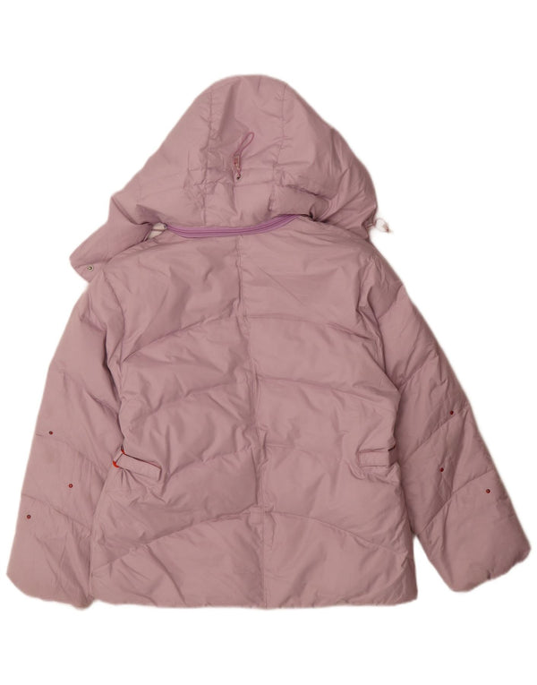 Diadora Girls Hooded Padded Jacket 9-10 Years Large Purple