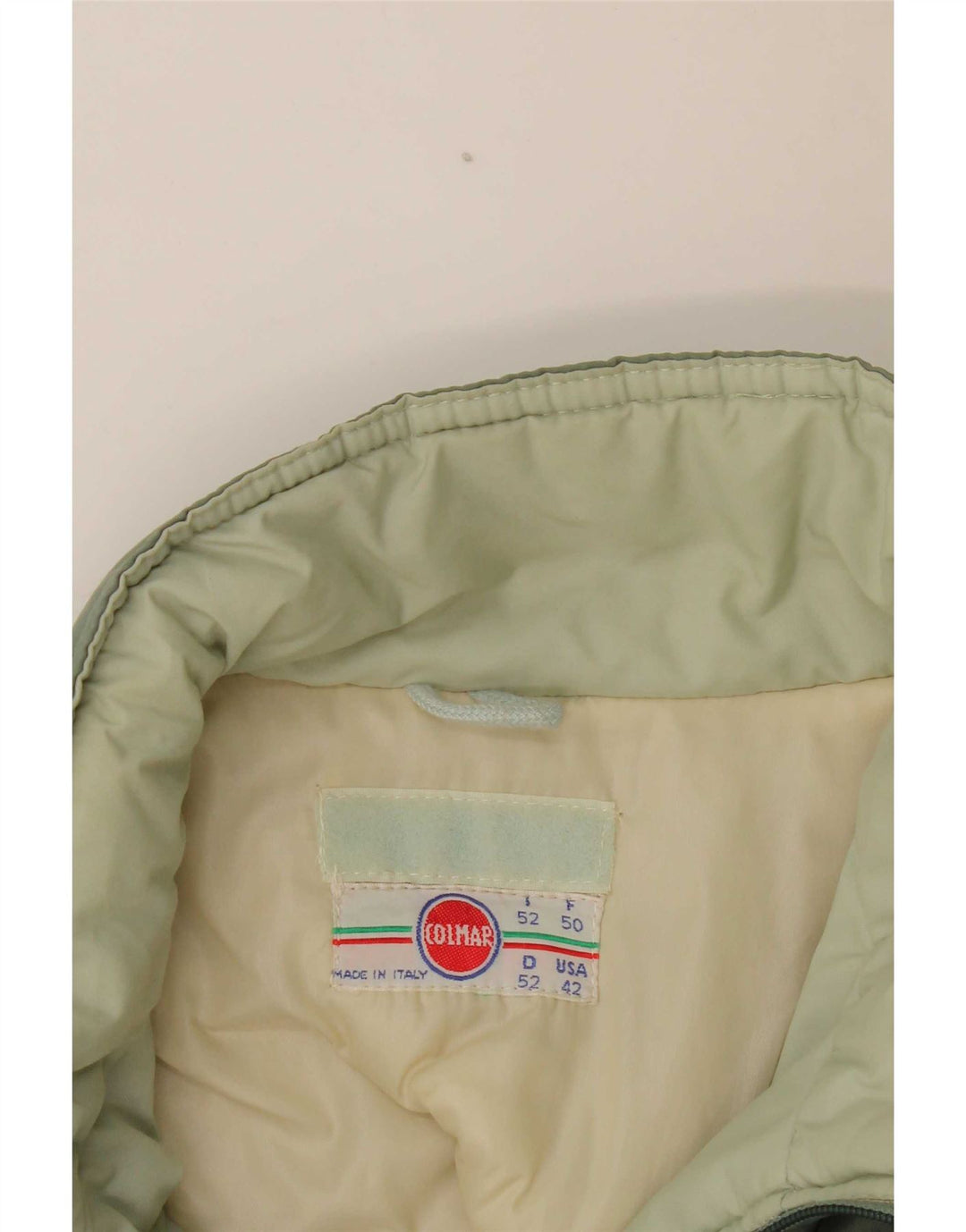 Colmar Mens Padded Jacket EU 52 Large Green Colourblock