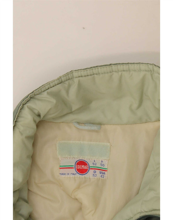Colmar Mens Padded Jacket EU 52 Large Green Colourblock