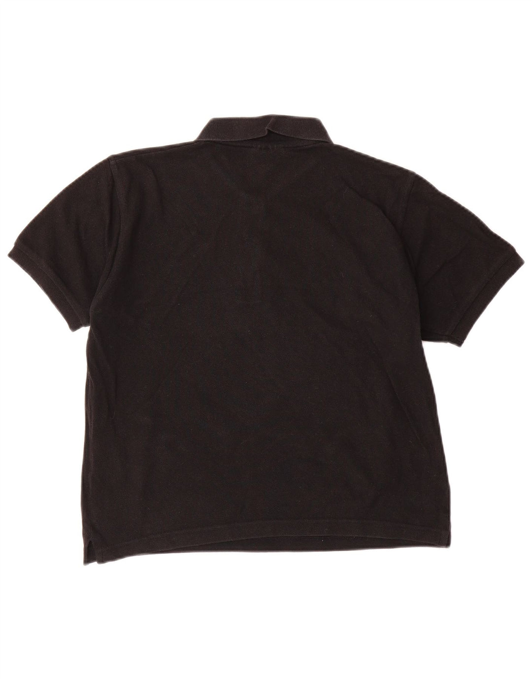 Champion Womens Polo Shirt UK 12 Medium Black Cotton