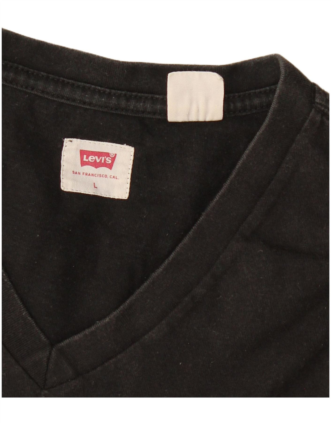 Levi's Mens T-Shirt Top Large Black