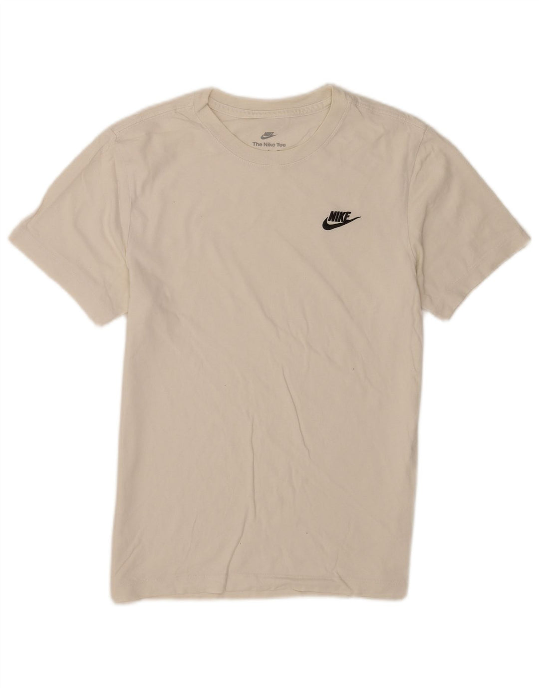 Nike Mens T-Shirt Top Small White Cotton