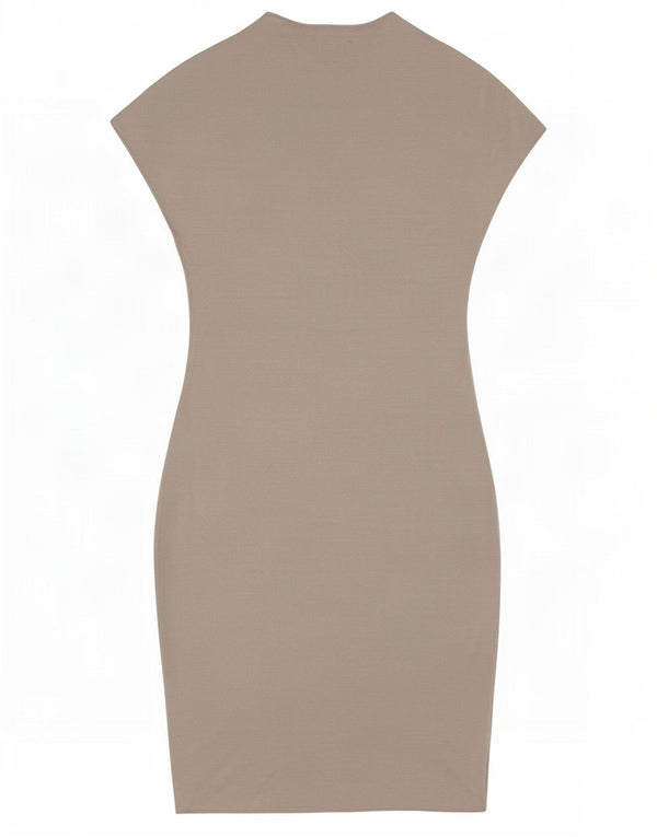 Zara Womens Bodycon Dress UK 8 Small Grey Viscose