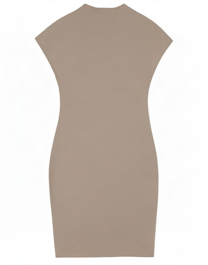 Zara Womens Bodycon Dress UK 8 Small Grey Viscose