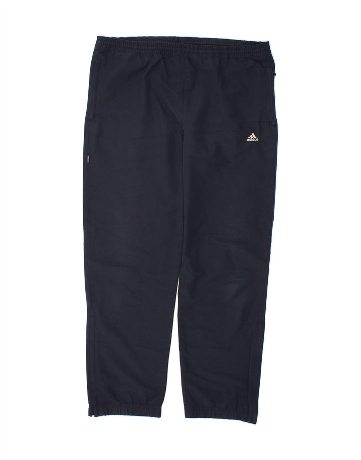 ADIDAS Mens Tracksuit Trousers Large  Navy Blue Polyester Vintage Adidas and Second-Hand Adidas from Messina Hembry 
