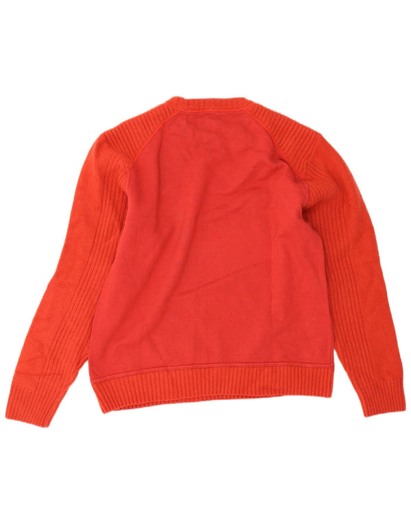 Sergio Tacchini Mens Sweatshirt Jumper 2XL Red Wool