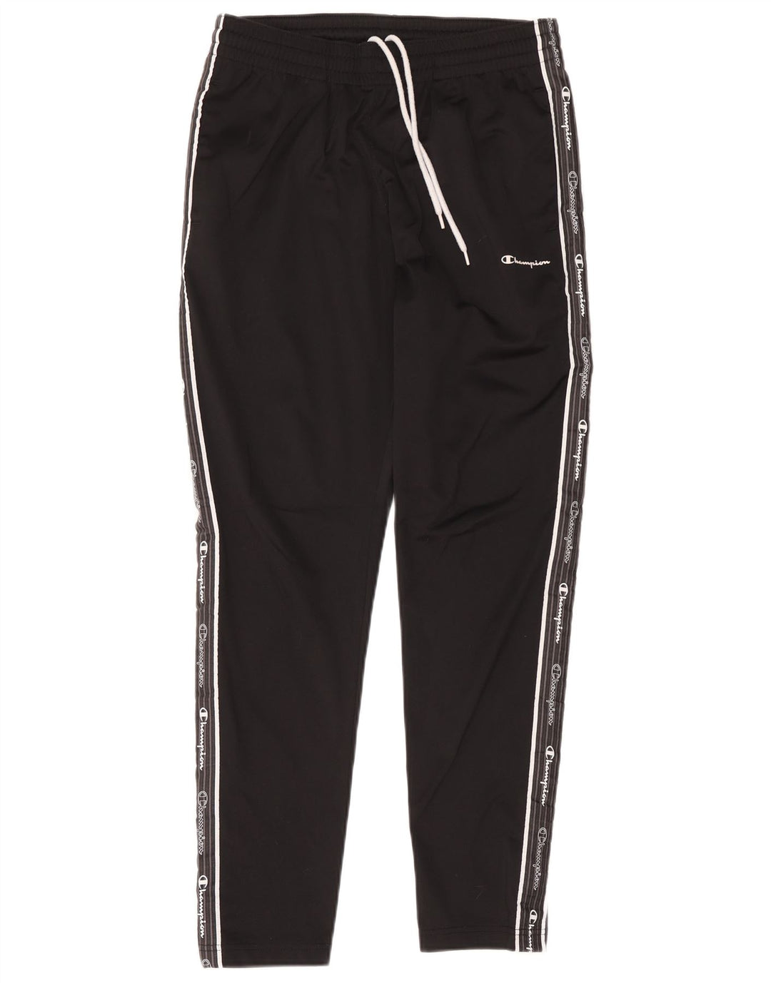 Champion Womens Graphic Tracksuit Trousers Medium Black Colourblock