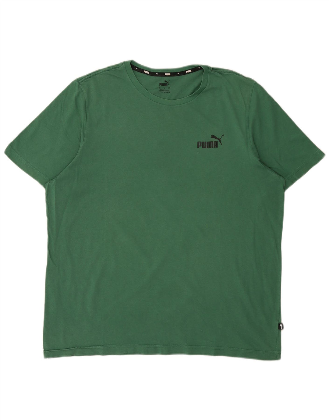 Puma Mens T-Shirt Top XL Green