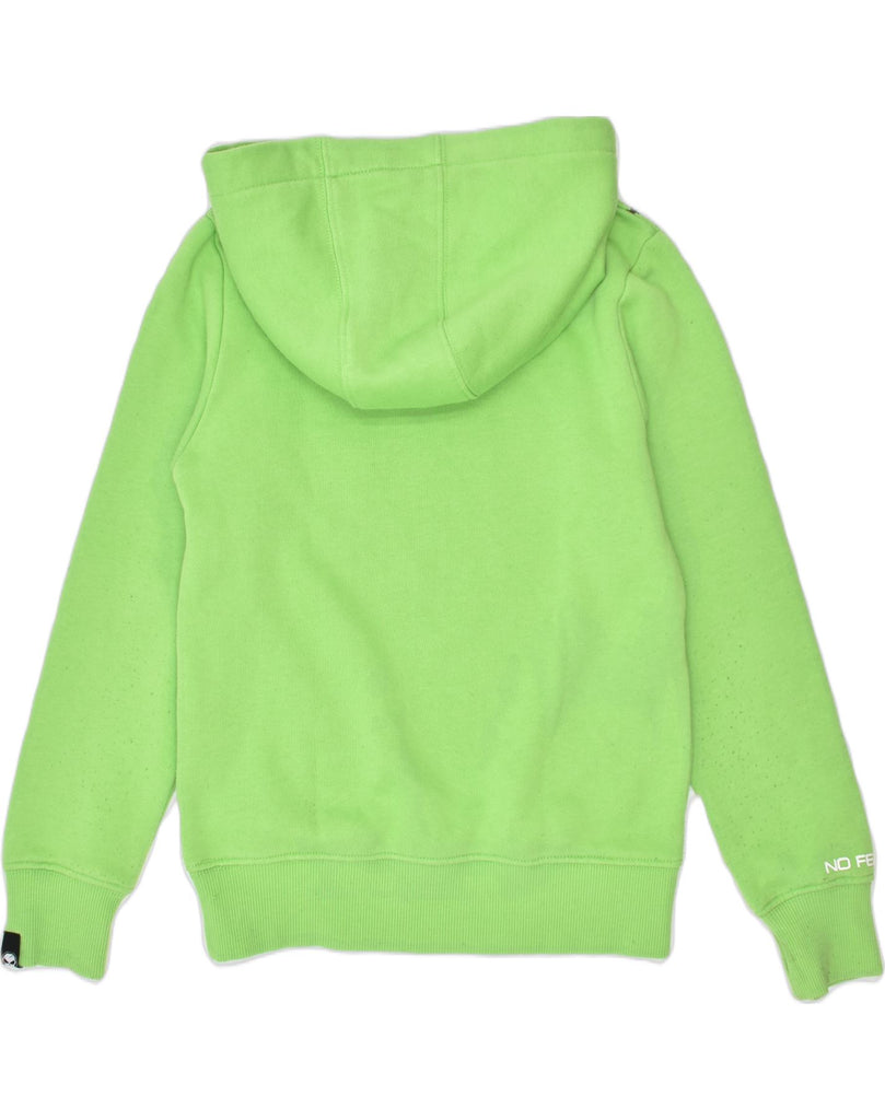 NO FEAR Boys Graphic Hoodie Jumper 7-8 Years Green Cotton | Vintage | Thrift | Second-Hand | Used Clothing | Messina Hembry 