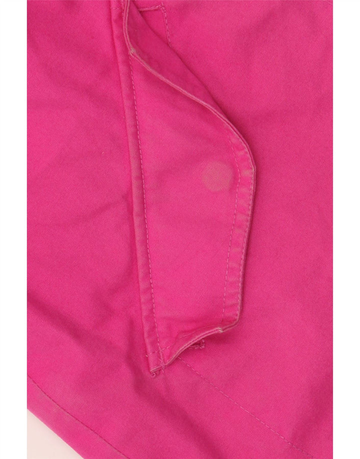 JOULES Womens Hooded Rain Jacket UK 18 XL Pink Cotton