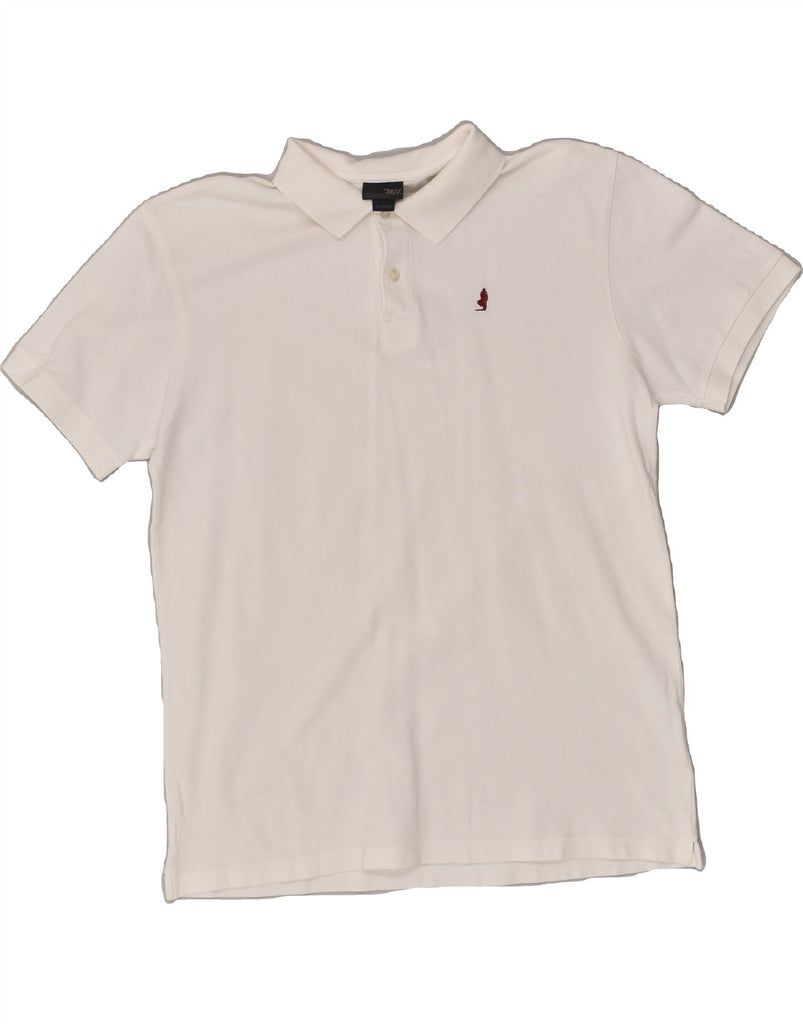 MARLBORO CLASSICS Mens Polo Shirt XL White Cotton | Vintage Marlboro Classics | Thrift | Second-Hand Marlboro Classics | Used Clothing | Messina Hembry 