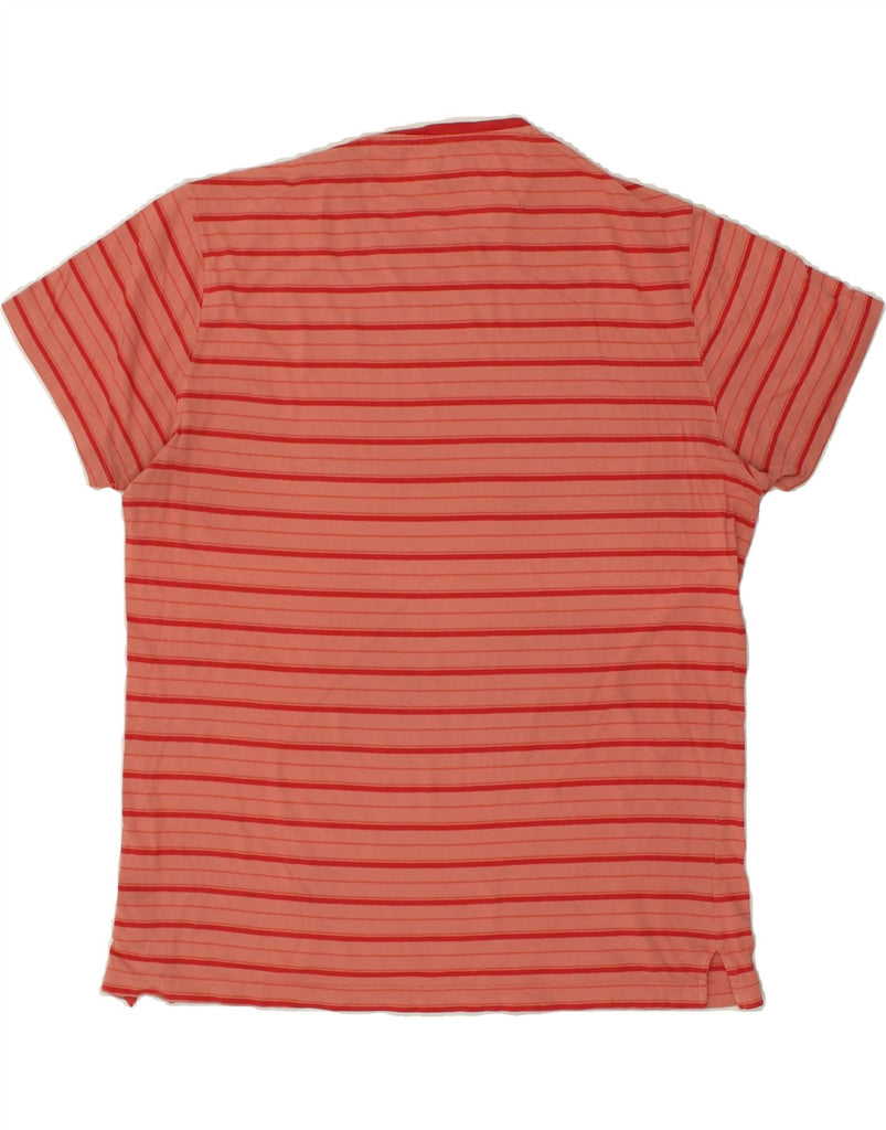 MASSIMO DUTTI Mens T-Shirt Top XL Red Striped Cotton | Vintage Massimo Dutti | Thrift | Second-Hand Massimo Dutti | Used Clothing | Messina Hembry 