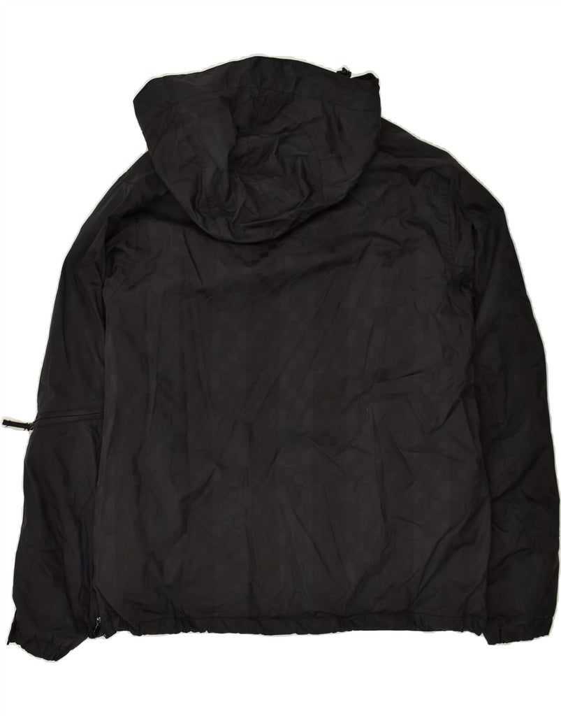 BEAR Mens Hooded Anorak Jacket UK 40 Large Black Polyamide | Vintage Bear | Thrift | Second-Hand Bear | Used Clothing | Messina Hembry 