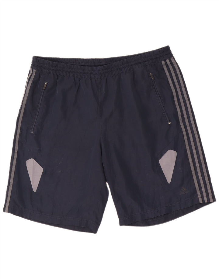 Adidas Mens Climacool Sport Shorts XL  Navy Blue Polyester