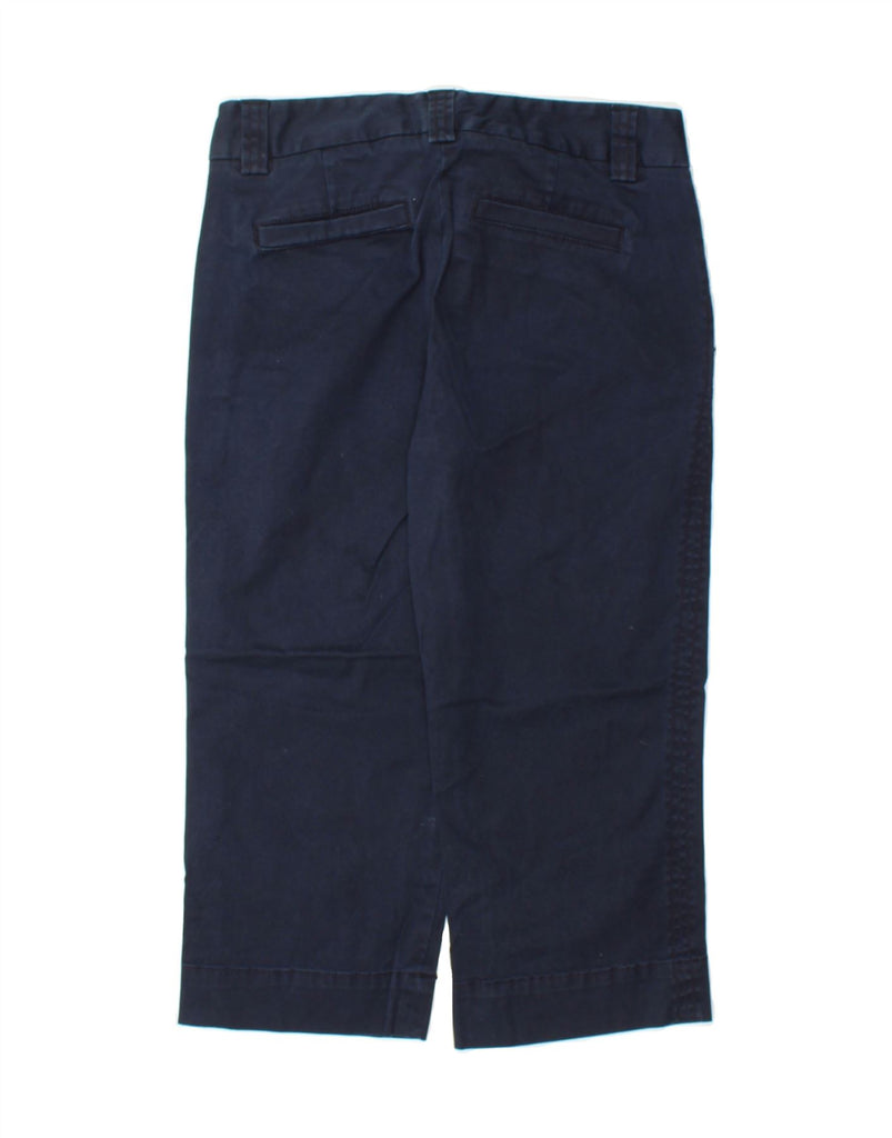 J. CREW Womens Favorite Fit Capri Trousers US 0 XS W26 L20 Navy Blue Vintage J. Crew and Second-Hand J. Crew from Messina Hembry 