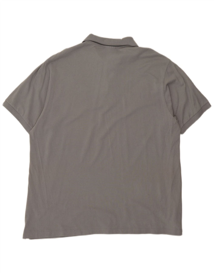 Lacoste Mens Polo Shirt Size 8 3XL Grey Cotton