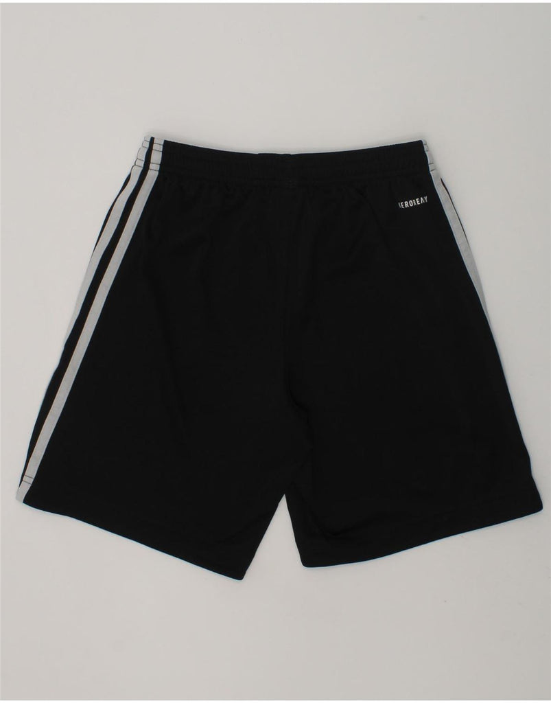 ADIDAS Boys Deutscher Fussball Bund Graphic Sport Shorts 11-12 Years Black | Vintage Adidas | Thrift | Second-Hand Adidas | Used Clothing | Messina Hembry 