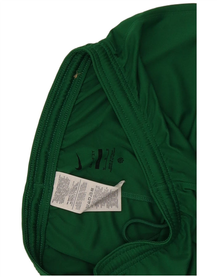 Nike Mens Dri Fit Slim Sport Shorts Medium Green Colourblock Polyester