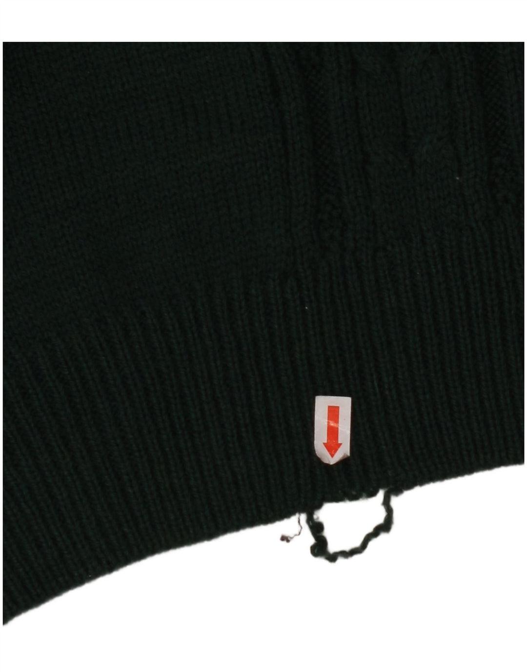 KAPPA Mens Polo Neck Jumper Sweater Medium Green Geometric Wool