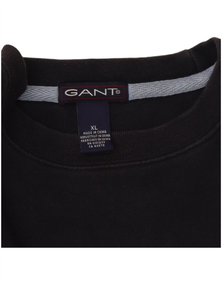Gant Mens Sweatshirt Jumper XL Navy Blue Cotton