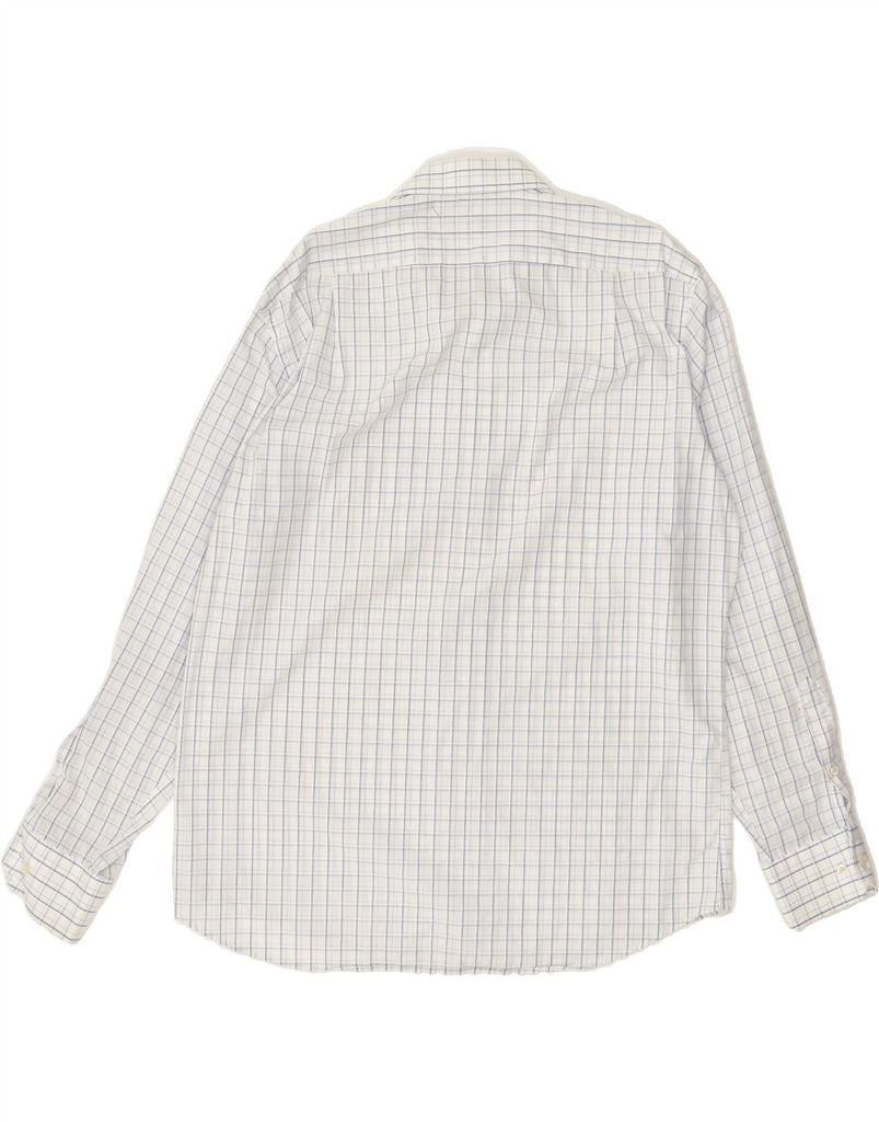 HUGO BOSS Mens Shirt Size 17 43 XL White Check | Vintage Hugo Boss | Thrift | Second-Hand Hugo Boss | Used Clothing | Messina Hembry 