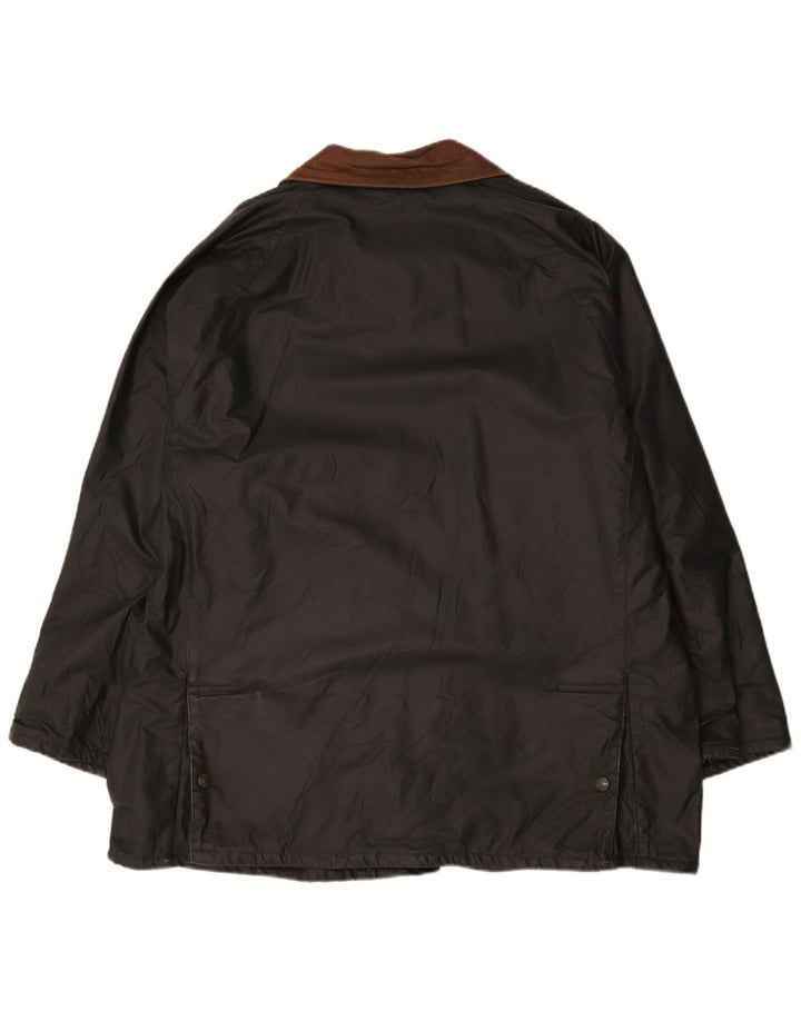 Visconf Mens Waxed Cotton Jacket IT 52 XL Green Cotton