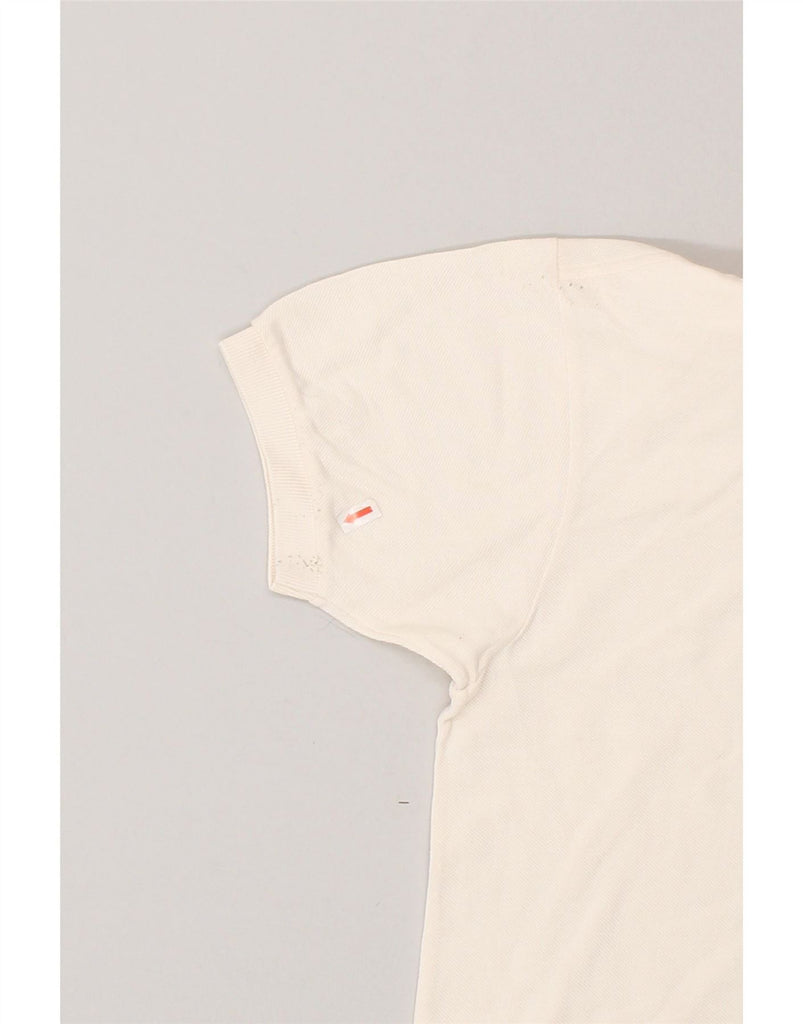 LACOSTE Womens Polo Shirt Size 38 Medium Beige Vintage Lacoste and Second-Hand Lacoste from Messina Hembry 