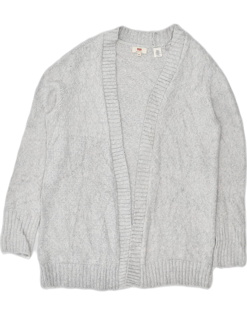 LEVI'S Womens Open Cardigan Sweater UK 6 XS Grey | Vintage | Thrift | Second-Hand | Used Clothing | Messina Hembry 