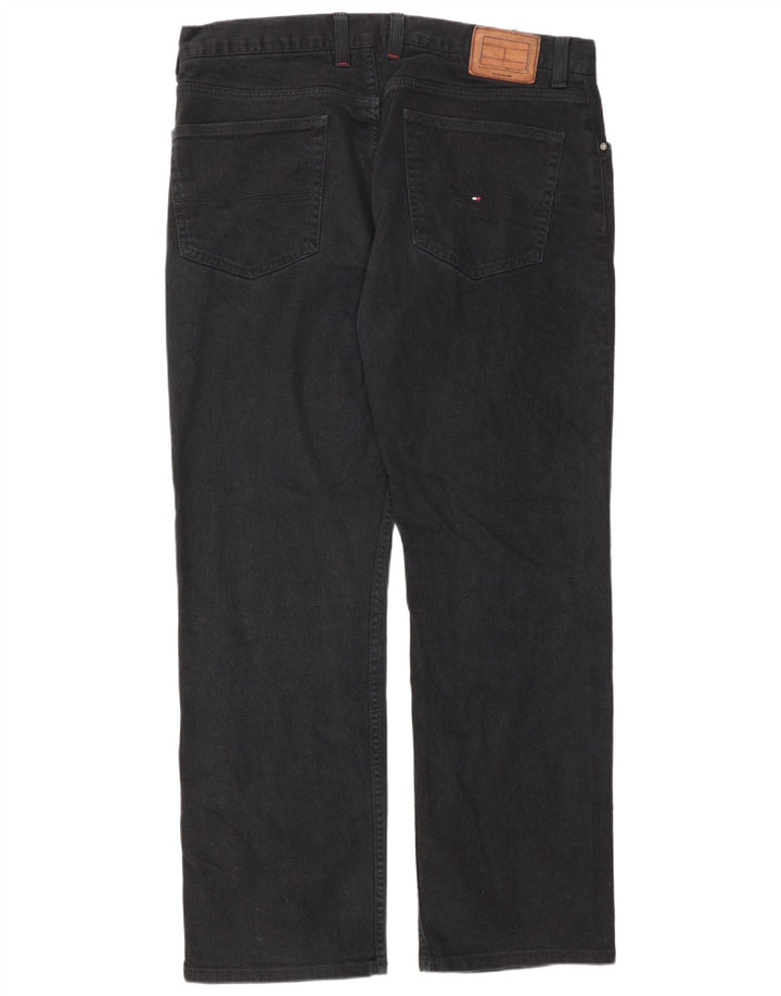 Tommy Hilfiger Mens Straight Jeans W38 L32 Black
