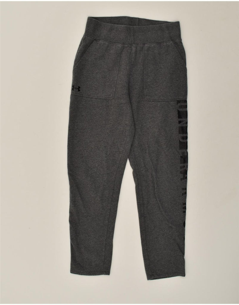 UNDER ARMOUR Womens loose Graphic Tracksuit Trousers Joggers Small Grey | Vintage Under Armour | Thrift | Second-Hand Under Armour | Used Clothing | Messina Hembry 