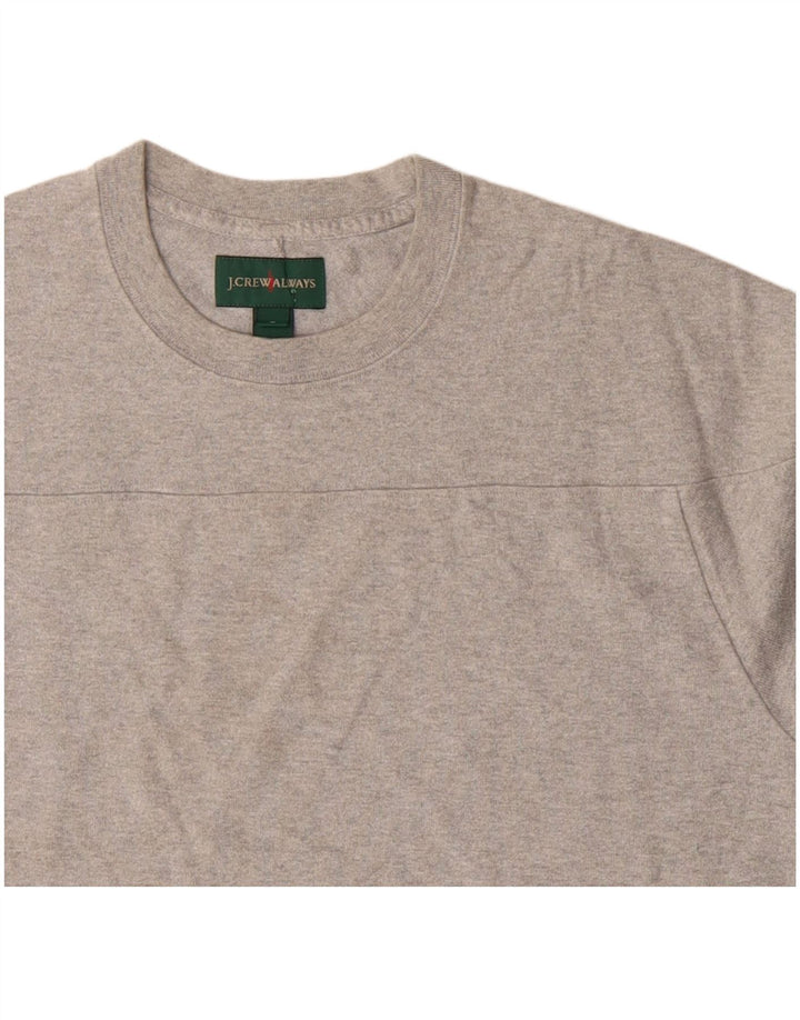 J. CREW Mens Sweatshirt Jumper Medium Grey Cotton