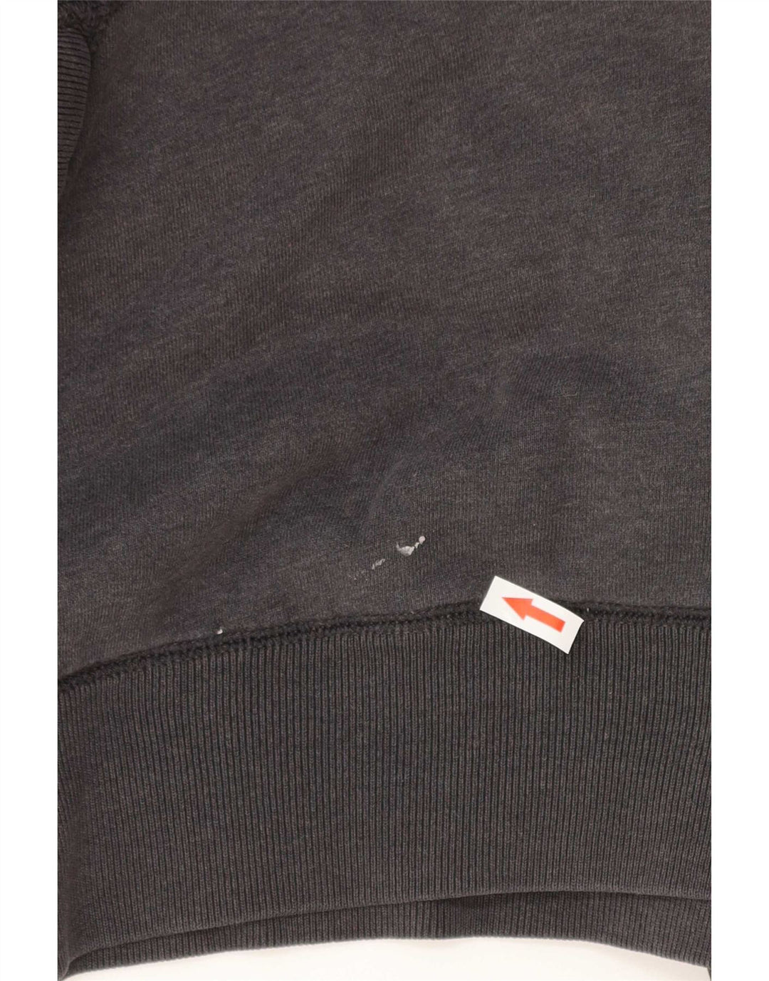 Superdry Mens Hoodie Jumper Large Grey Cotton