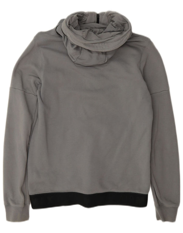 Nike Boys Zip Hoodie Sweater 13-14 Years XL Grey Cotton