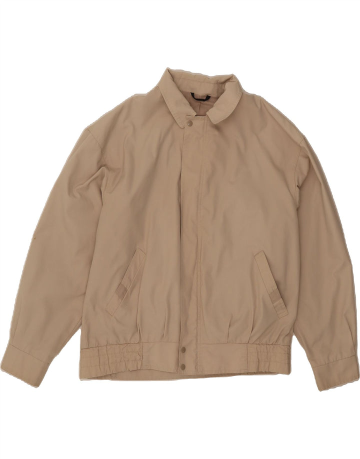 C&A Mens Bomber Jacket IT 48 Medium Beige Polyester Vintage C&A and Second-Hand C&A from Messina Hembry 