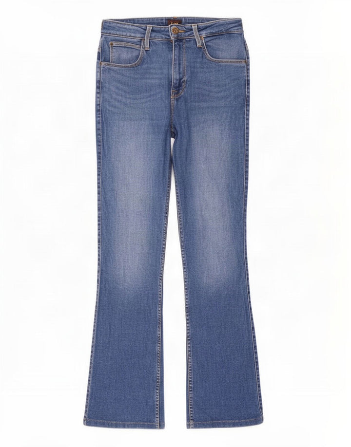 Lee Womens Breese Bootcut Jeans W28 L29 Blue Cotton